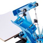 4 Color 4 Station Silk Screen Printing Machine