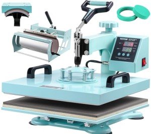 VEVOR 5-in-1 Heat Press Machine for Custom Apparel