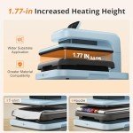 HTVRONT Auto Heat Press Machine for Custom T-Shirts