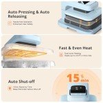 HTVRONT Auto Heat Press Machine for Custom T-Shirts