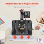 VEVOR 8-in-1 Heat Press Machine Combo 15x15 Inch