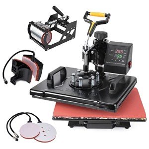 5 in 1 Heat Press Machine - 12x15 inch Combo