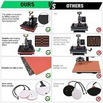 5 in 1 Heat Press Machine - 12x15 inch Combo