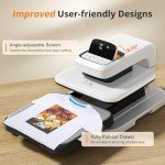 HTVRONT Auto Heat Press Machine for Custom T-Shirts