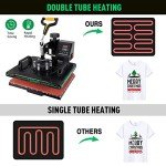 5 in 1 Heat Press Machine - 12x15 inch Combo