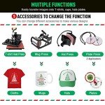 5 in 1 Heat Press Machine - 12x15 inch Combo