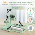 5-in-1 Heat Press Machine for T-Shirts & Tumblers