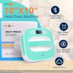 Portable 10"x10" Heat Press Machine for T-Shirts