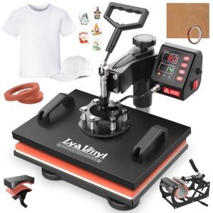 5-in-1 Heat Press Machine for T-Shirt Printing