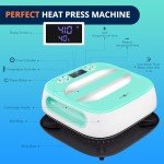 Portable 10"x10" Heat Press Machine for T-Shirts