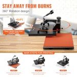 VEVOR 8-in-1 Digital Heat Press Machine