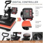 5-in-1 Heat Press Machine for T-Shirt Printing