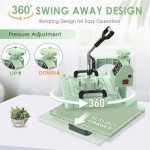 5-in-1 Heat Press Machine for T-Shirts & Tumblers