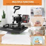 5-in-1 Heat Press Machine for T-Shirt Printing
