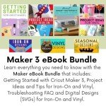 Cricut Maker 3 Cutting Machine with Vinyl Bundle