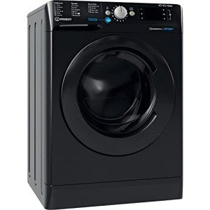 Indesit Freestanding Washer Dryer, 8/6kg, 1400rpm, Black