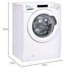 Candy Freestanding White Washing Machine - 8kg