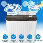 Compact Twin Tub Washer & Spin Dryer Combo
