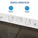 Compact Twin Tub Washer & Spin Dryer Combo