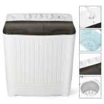 Compact Twin Tub Washer & Spin Dryer Combo