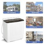 Compact Twin Tub Washer & Spin Dryer Combo