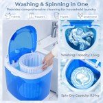 GiantexUK Portable Mini Washing Machine with Spin Dryer