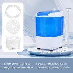 GiantexUK Portable Mini Washing Machine with Spin Dryer