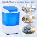 GiantexUK Portable Mini Washing Machine with Spin Dryer