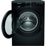 Hotpoint 9kg Freestanding Black Washing Machine