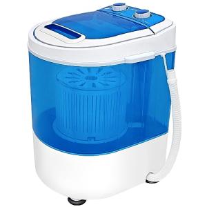 Display4top Mini Portable Washing Machine with Spin Basket