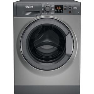 Hotpoint 7kg Graphite Freestanding Washer - 1400rpm