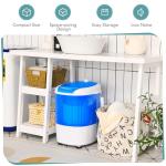COSTWAY Portable 2-in-1 Mini Tub Washer Spin Dryer