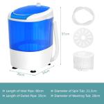 COSTWAY Portable 2-in-1 Mini Tub Washer Spin Dryer
