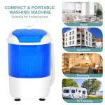 COSTWAY Portable 2-in-1 Mini Tub Washer Spin Dryer