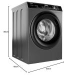 9kg Haier Freestanding Washing Machine - Graphite A