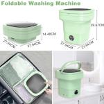 Portable 2-in-1 9L Laundry Mini Washing Machine, Foldable