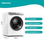 Hisense 10kg Front Load Washer Dryer with Auto Dosing