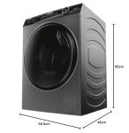 Haier Graphite Washer Dryer, 8+5kg, 1400RPM