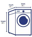 CANDY CS14102DWE NFC 10kg 1400 Spin - White