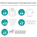 CLIPOP Portable Mini Washing Machine with Spin Dryer