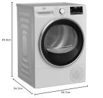 Beko 8Kg White Heat Pump Dryer - A++