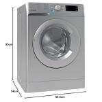 Indesit 7kg 1400RPM Freestanding Washing Machine - Silver