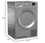 Beko Freestanding Tumble Dryer - Silver (7kg)