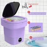 Portable 2-in-1 Mini Foldable Washer with Drain Basket