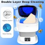 Portable 2-in-1 Laundry Mini Washing Machine, 9L Foldable