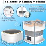Portable 2-in-1 Laundry Mini Washing Machine, 9L Foldable