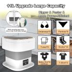 Mini Foldable Portable Washing Machine, 2 in 1