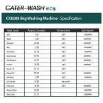 Cater-Wash ECO 8kg Washing Machine with Sterilisation