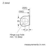 Bosch WIW28502GB 8kg Built-in Washing Machine, Serie 8