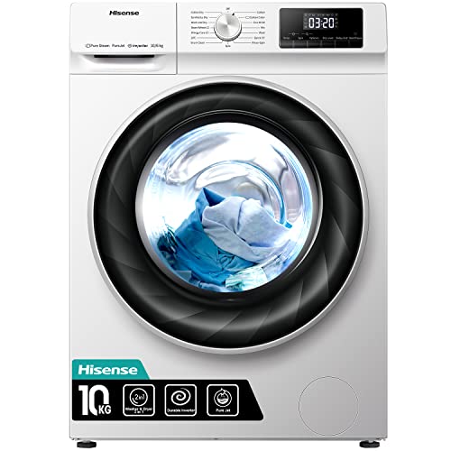 Hisense 10 KG Front Load Washer Dryer - White